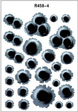 Autocollant de simulation de trou de balle pour voiture, autocollant de fissure de trou de balle pour voiture - KaoKao