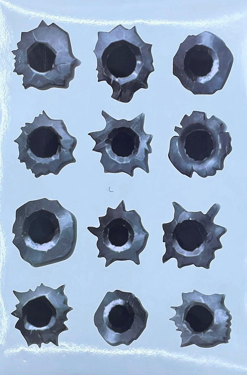 Autocollant de simulation de trou de balle pour voiture, autocollant de fissure de trou de balle pour voiture - KaoKao