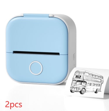 Imprimante thermique portable mini pour étiquettes, imprimante photo domestique, imprimante pour étudiants, imprimante de questions erronées, imprimante d'étiquettes mini compatible Bluetooth, étiquettes de prix.