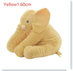 Coussin en peluche éléphant pour le confort et le sommeil des bébés.