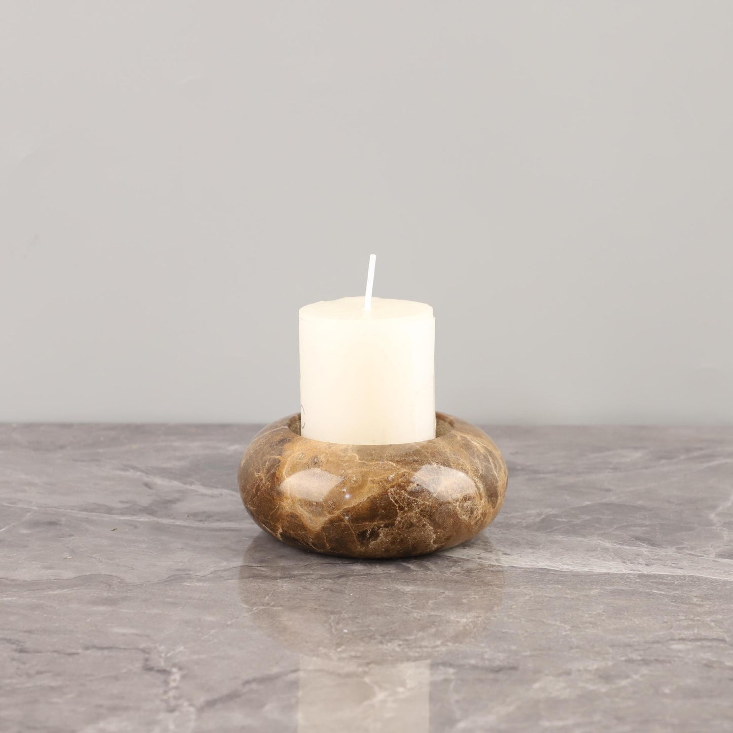 Cendrier rond en marbre créatif minimaliste moderne