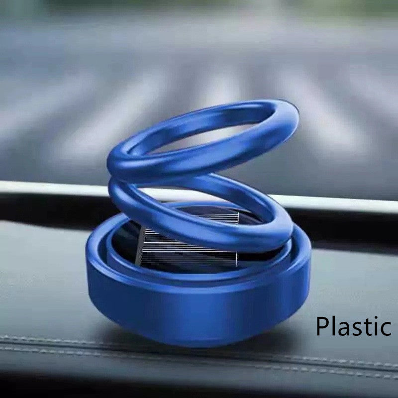 Parfum de désodorisant d'air pour voiture à rotation solaire
