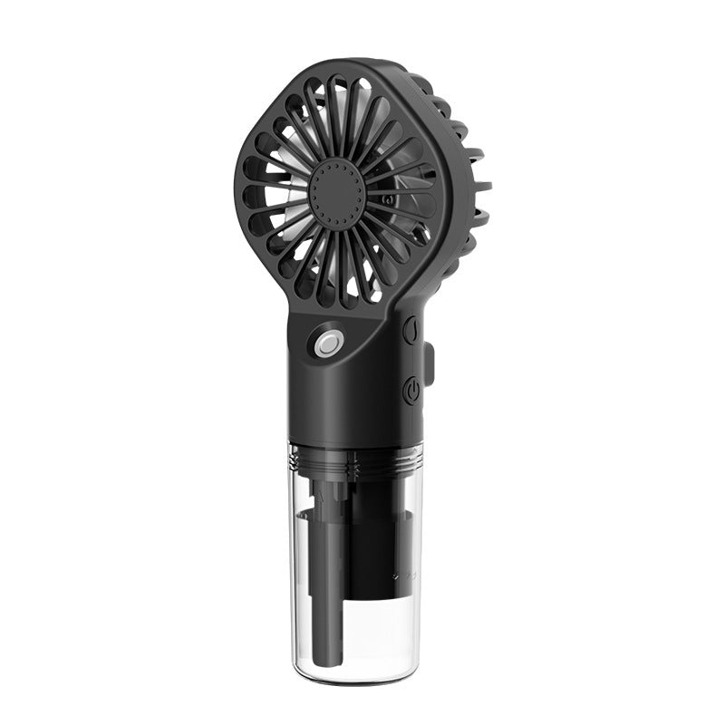 Ventilateur portatif à pulvérisation d'eau à 4 vitesses, ventilateur de refroidissement d'été, chargement USB, fournitures d'été, mini ventilateur d'extérieur
