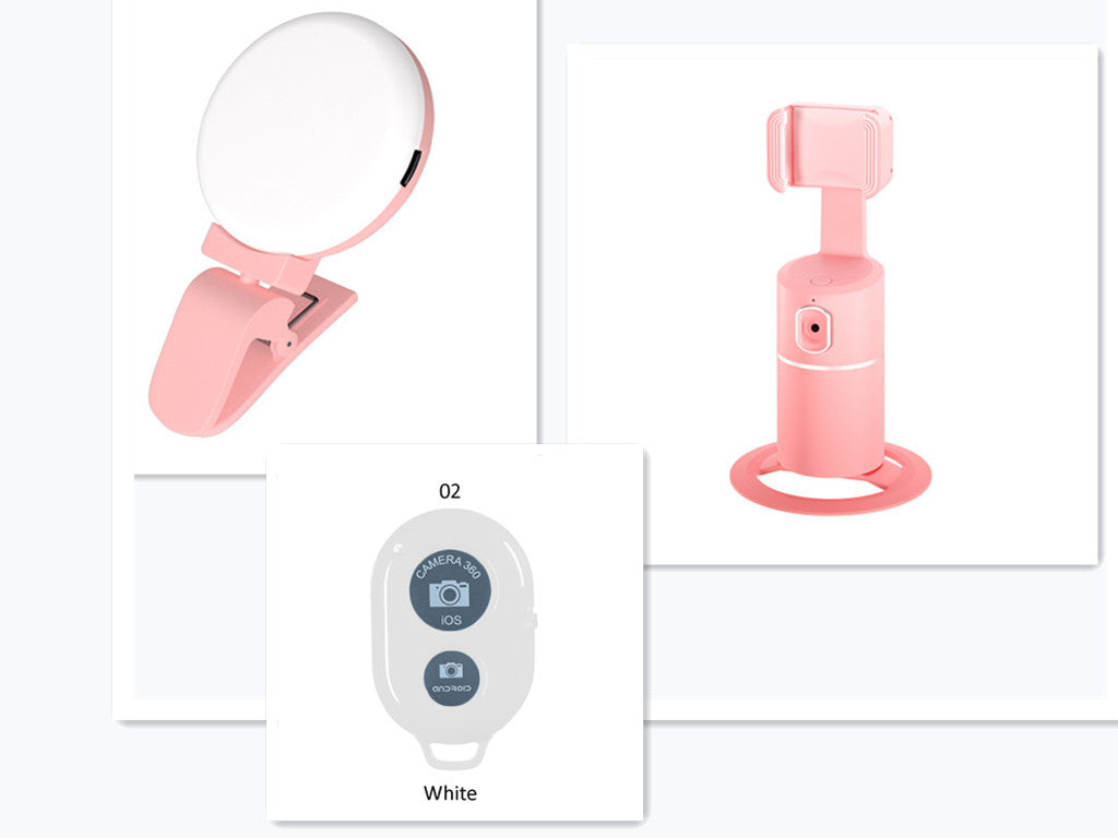 Support de diffusion en direct pour téléphone mobile avec suivi de reconnaissance faciale intelligente PTZ