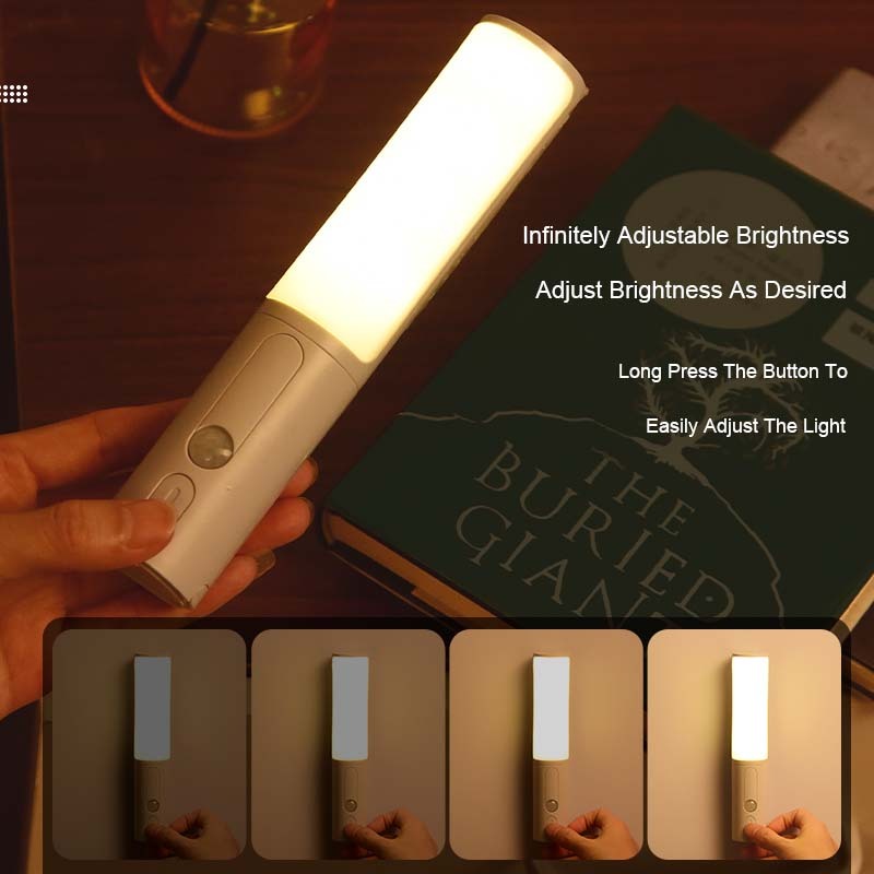 Nouvelle lampe de nuit LED à capteur de mouvement par induction corporelle intelligente pour la maison, le lit, la cuisine, le cabinet, la garde-robe et le mur.