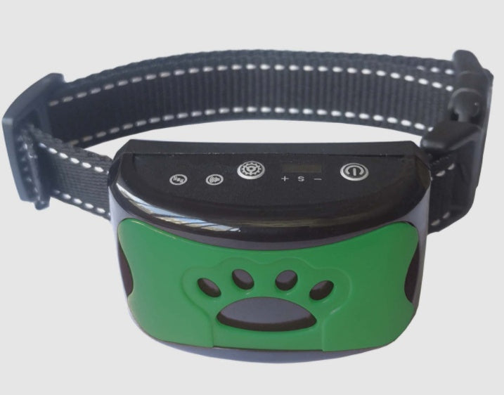 Collier de dressage pour chien étanche, électrique, télécommande pour animaux de compagnie, rechargeable, entraîneur de chiens, dispositif anti-aboiement avec choc, vibration et son.