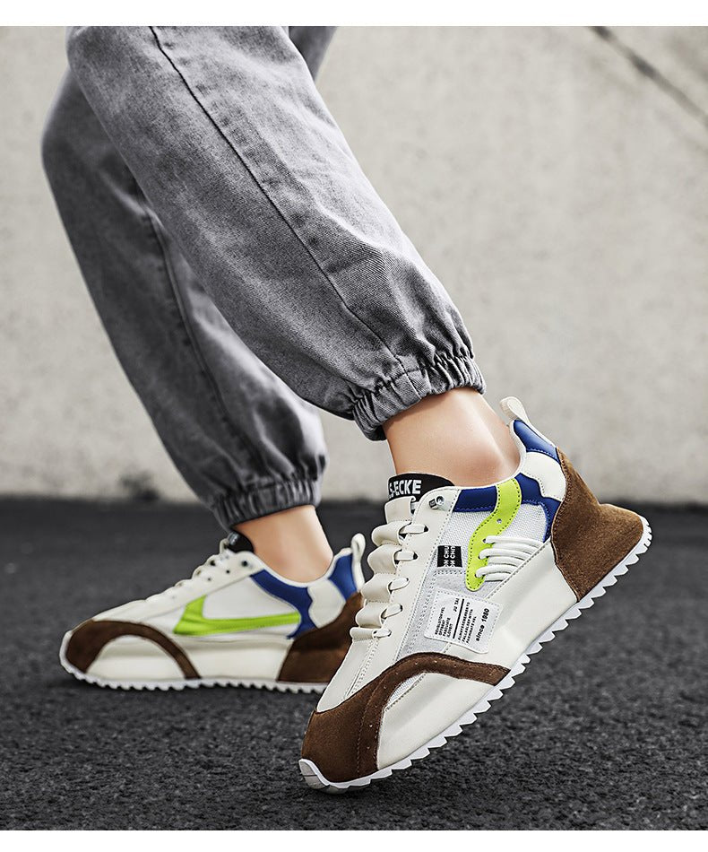 Baskets respirantes, décontractées et polyvalentes pour hommes, chaussures de travail à plateforme pour papa - KaoKao