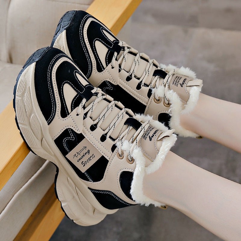 Baskets thermiques en polaire pour femmes d'hiver - KaoKao