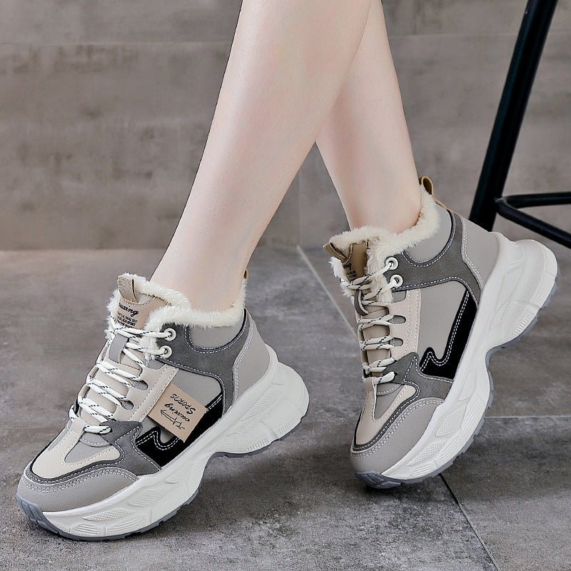 Baskets thermiques en polaire pour femmes d'hiver - KaoKao