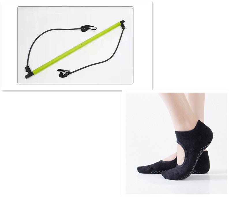 Bâton d'étirement Pilates Yoga Home Stretch Training Puller Bâton de fitness multifonctionnel - KaoKao