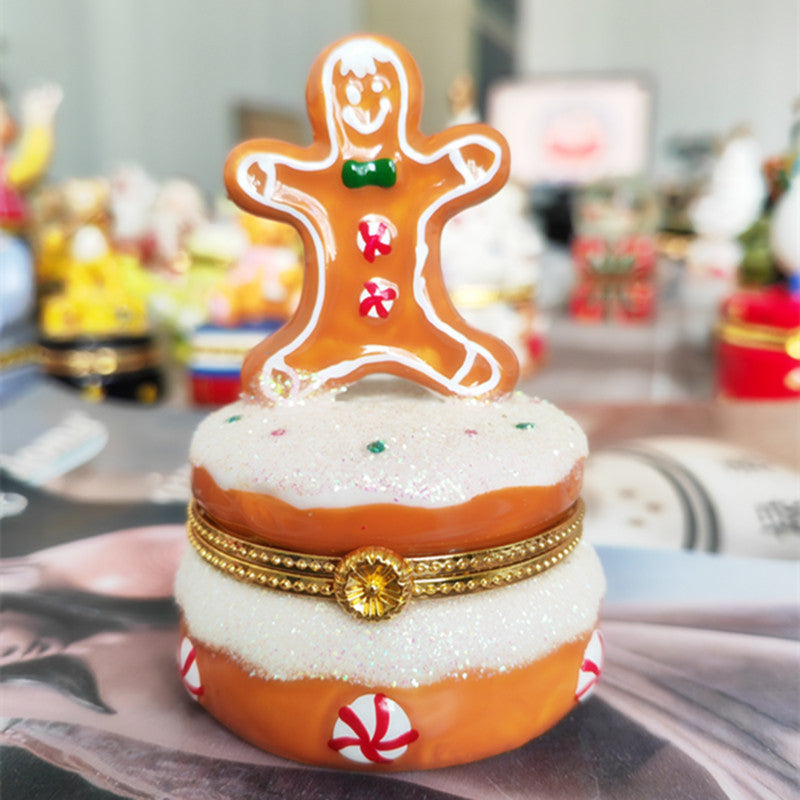 Boîte à bijoux en céramique européenne et américaine, décoration intérieure.