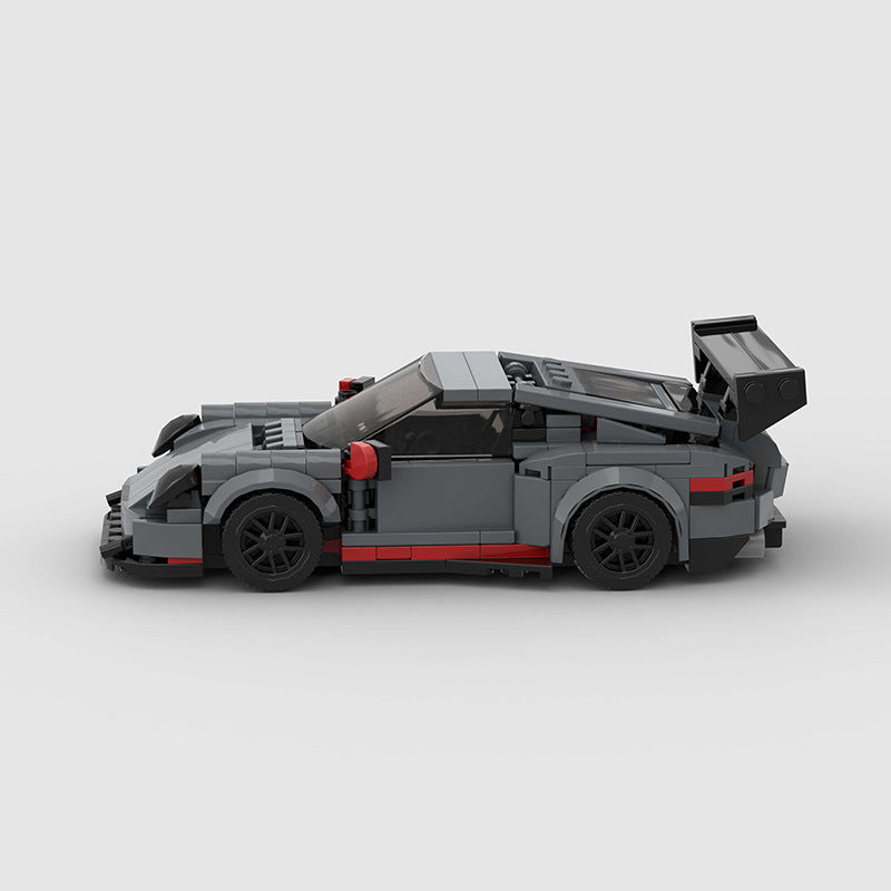 Modèle de course de voiture jouet pour enfants MOC blocs de construction puzzle DIY