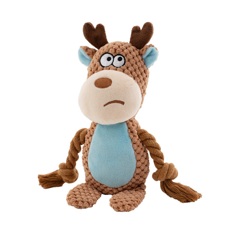 Jouets interactifs en corde de coton avec son pour animaux de compagnie, article de formation pour le tir à la corde, jouet créatif pour chien, fournitures de formation pour chiens.