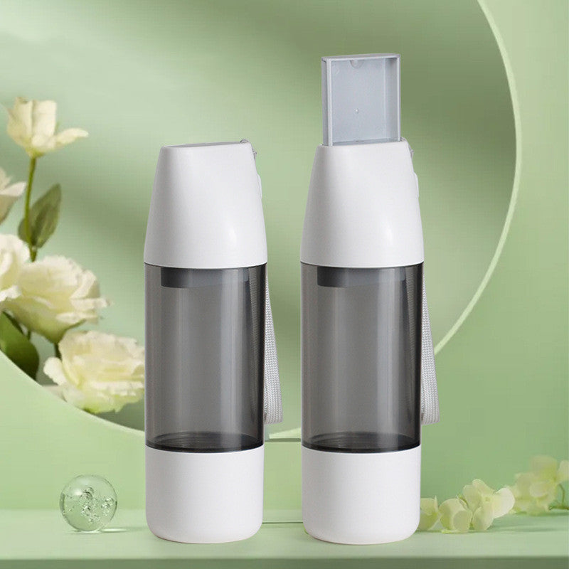 Bouteille d'eau portable pour chien 350 ml, conteneur d'eau et de nourriture pour animaux de compagnie, bol de nourrissage, bols de boisson pour voyages en extérieur, distributeur d'eau.