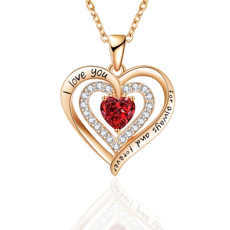 Boîte cadeau de nounours rose éternel avec collier, boîte à bijoux rose rotative, cadeau de Saint - Valentin, boîte de rangement pour femmes et petites amies. - KaoKao