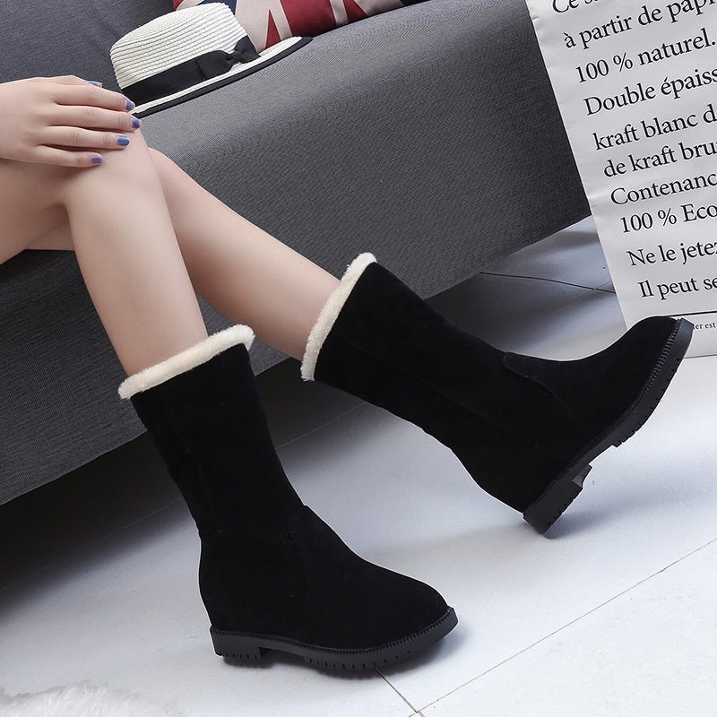 Bottes de neige pour femmes, hiver, doublées en polaire, chaudes, à porter de deux manières. - KaoKao