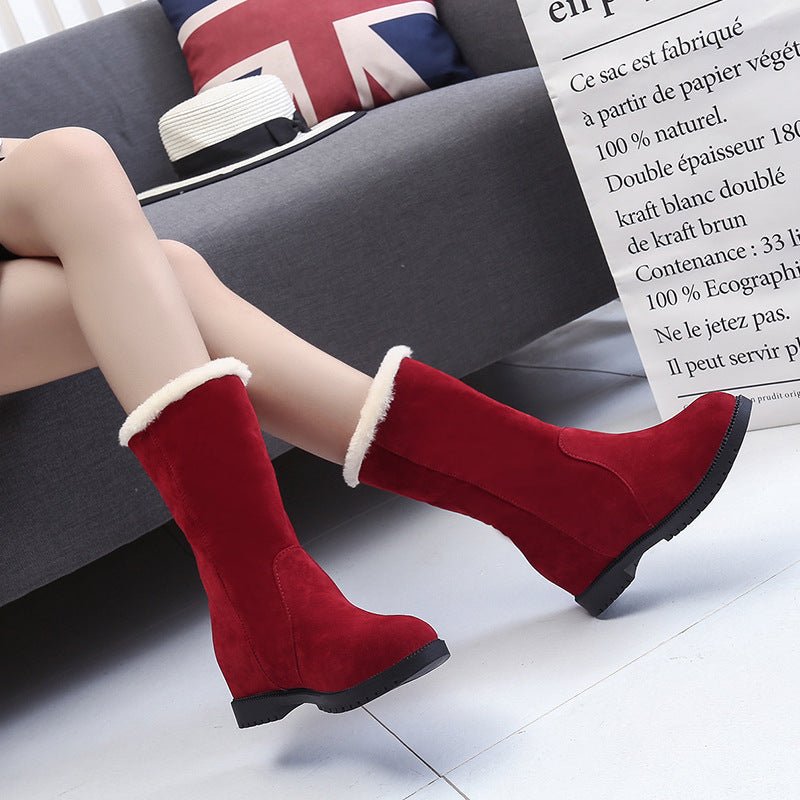 Bottes de neige pour femmes, hiver, doublées en polaire, chaudes, à porter de deux manières. - KaoKao