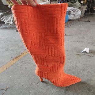 Bottes de serviette thermique sexy à bout pointu grande taille - KaoKao
