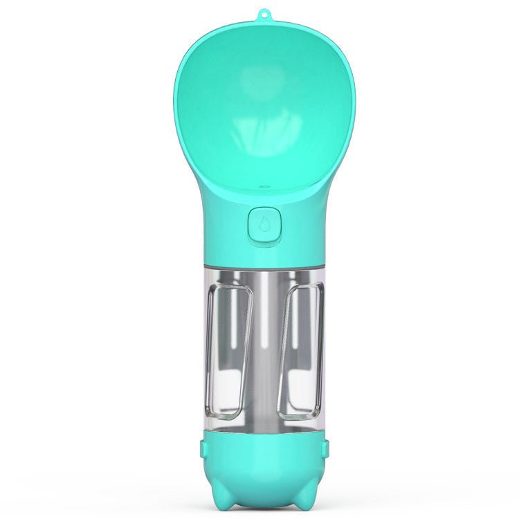 Bouteille d'eau pour animaux de compagnie avec distributeur, bol, sac poubelle, rangement, portable, voyage en extérieur, 3 en 1 pour chien. - KaoKao