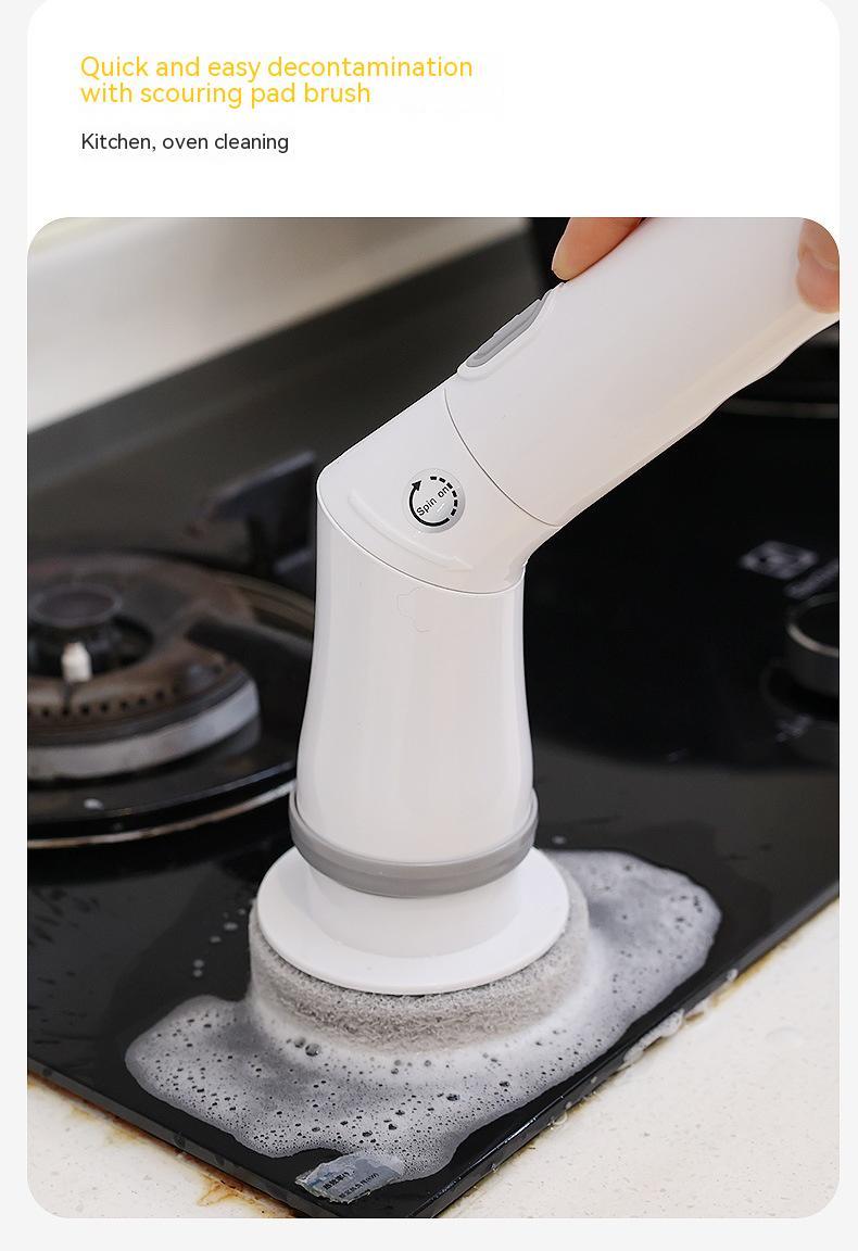 Brosse de nettoyage multifonctionnelle télescopique à long manche avec coude pour nettoyer les murs. - KaoKao