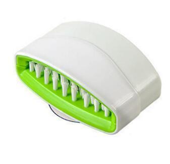 Brosse de nettoyage pour couteau et fourchette créatifs avec brosse de nettoyage pour fruits et légumes, brosse de nettoyage de cuisine avec ventouse. - KaoKao