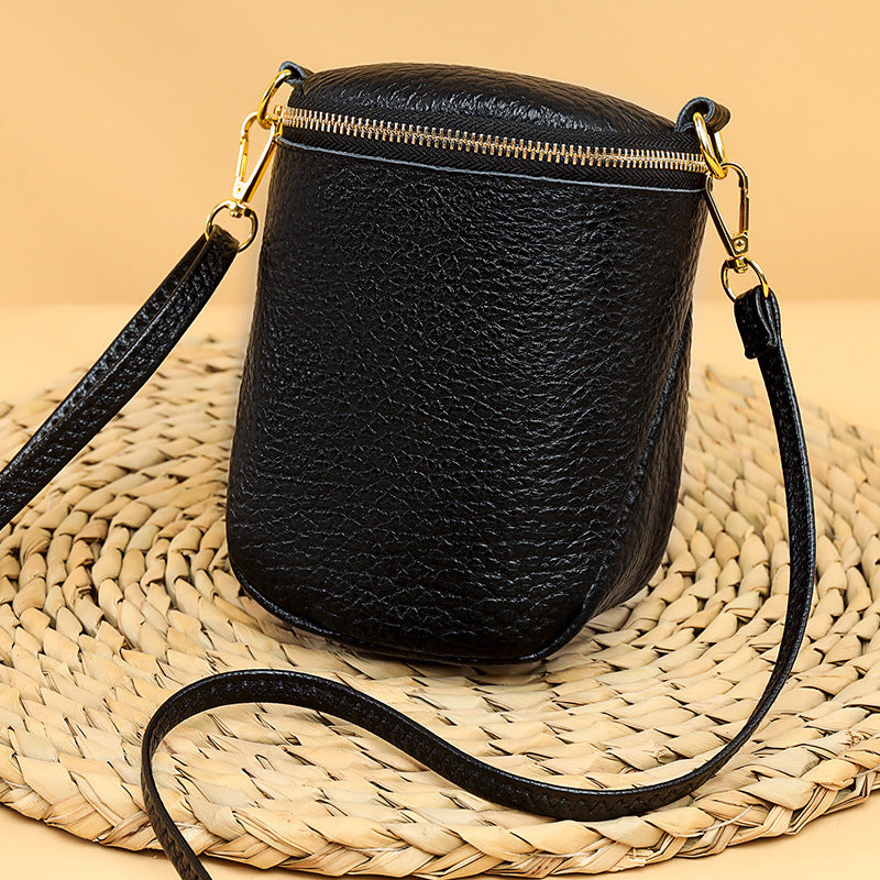 Sac de téléphone portable en cuir de haute qualité, sacs à coque de style coréen pour femmes, petit sac à bandoulière tendance