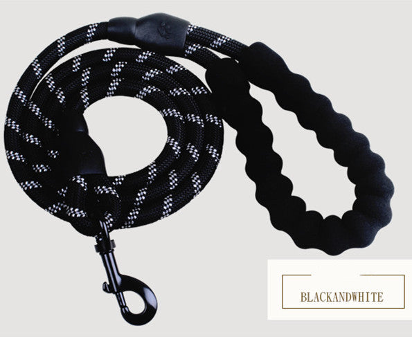 Laisse réfléchissante en nylon pour chien, corde pour chien de petite, moyenne et grande taille, pour la marche et l'entraînement, fournitures pour animaux de compagnie.
