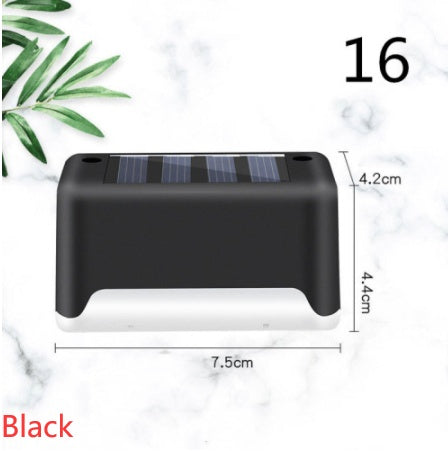 Nouvelle lampe de clôture solaire LED étanche à mise à niveau, lumières de terrasse solaires, lumière de marche solaire extérieure pour patio, escaliers, jardin, allée, pas de jardin.