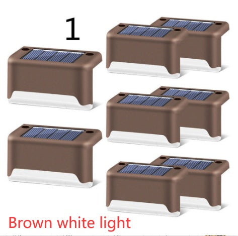 Nouvelle lampe de clôture solaire LED étanche à mise à niveau, lumières de terrasse solaires, lumière de marche solaire extérieure pour patio, escaliers, jardin, allée, pas de jardin.