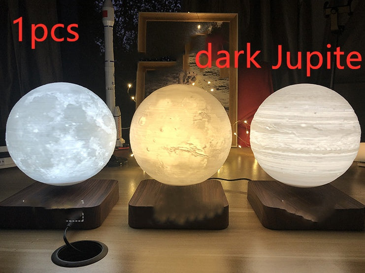 Lampe de table à lévitation magnétique Lumière de lune Imprimante 3D Planète Lumière de nuit