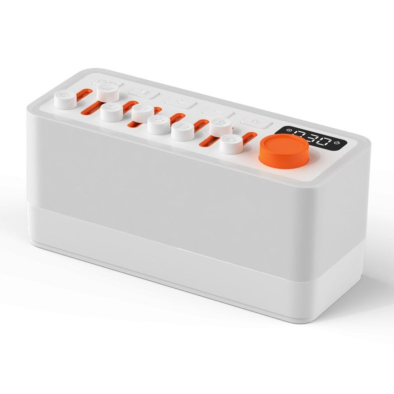 Machine à bruit blanc pour le sommeil, lumière stéréo compatible Bluetooth, RVB, sept couleurs, veilleuse d'ambiance