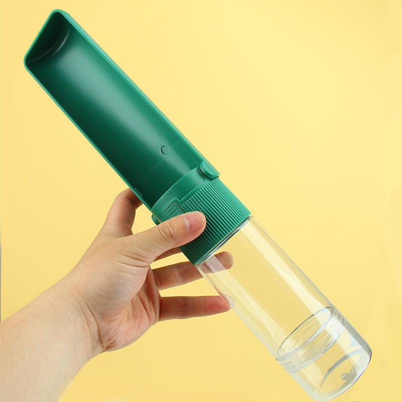 Fournitures pour animaux de compagnie portables pour bouteille d'eau, bol à boire pour chien, tasse de voyage en extérieur pour chiens et chats, distributeur d'eau, nourrisseur.