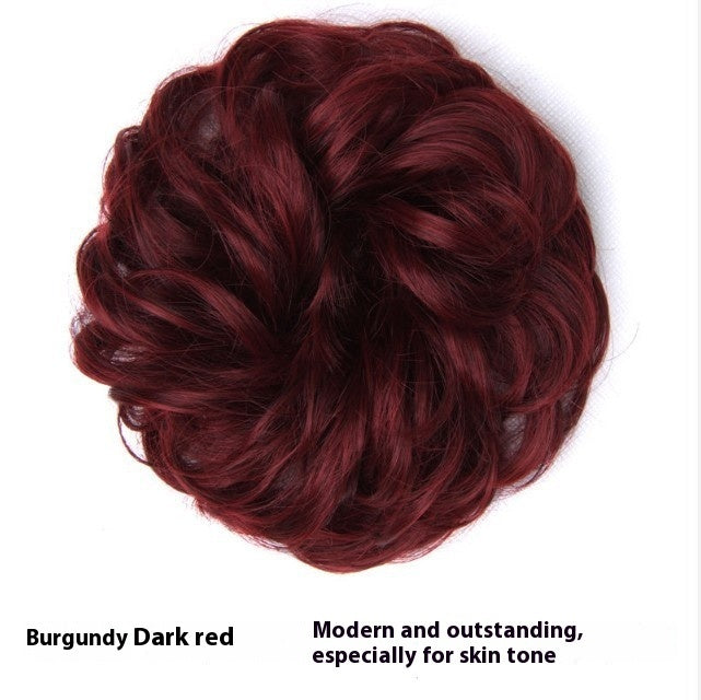 Bandeau pour cheveux de perruque Bandeau pour cheveux en chignon Simulation mate moelleuse