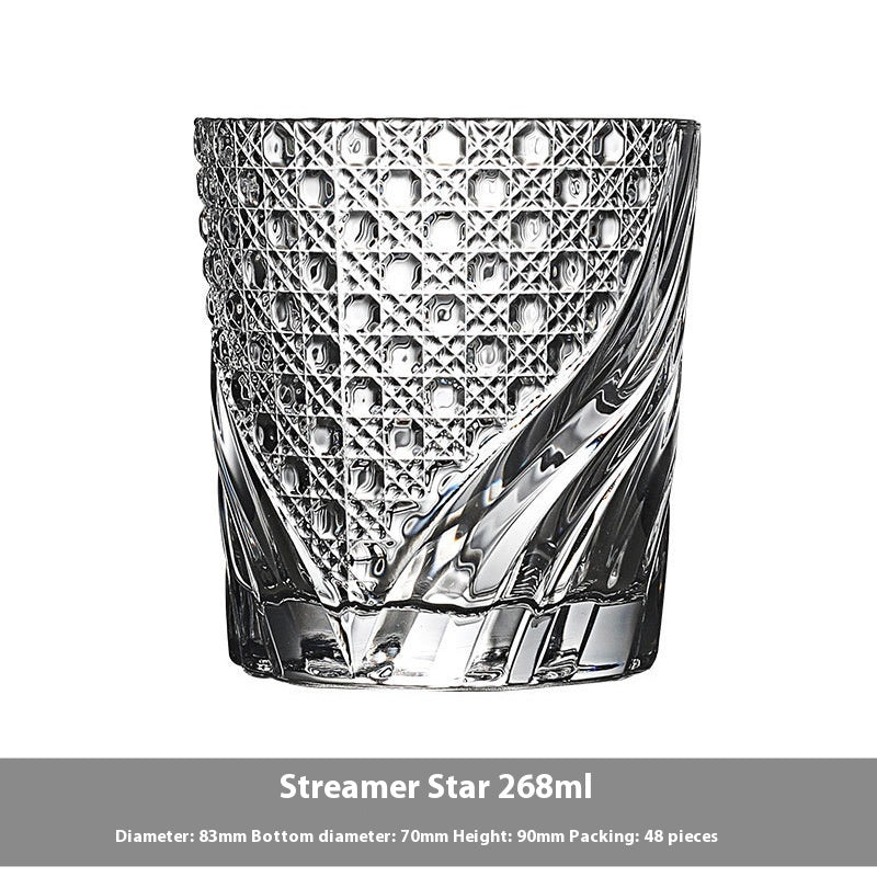 Verre à whisky en cristal, verre à bière, verre à whisky, verre à vin épais, coffret cadeau, vente en gros