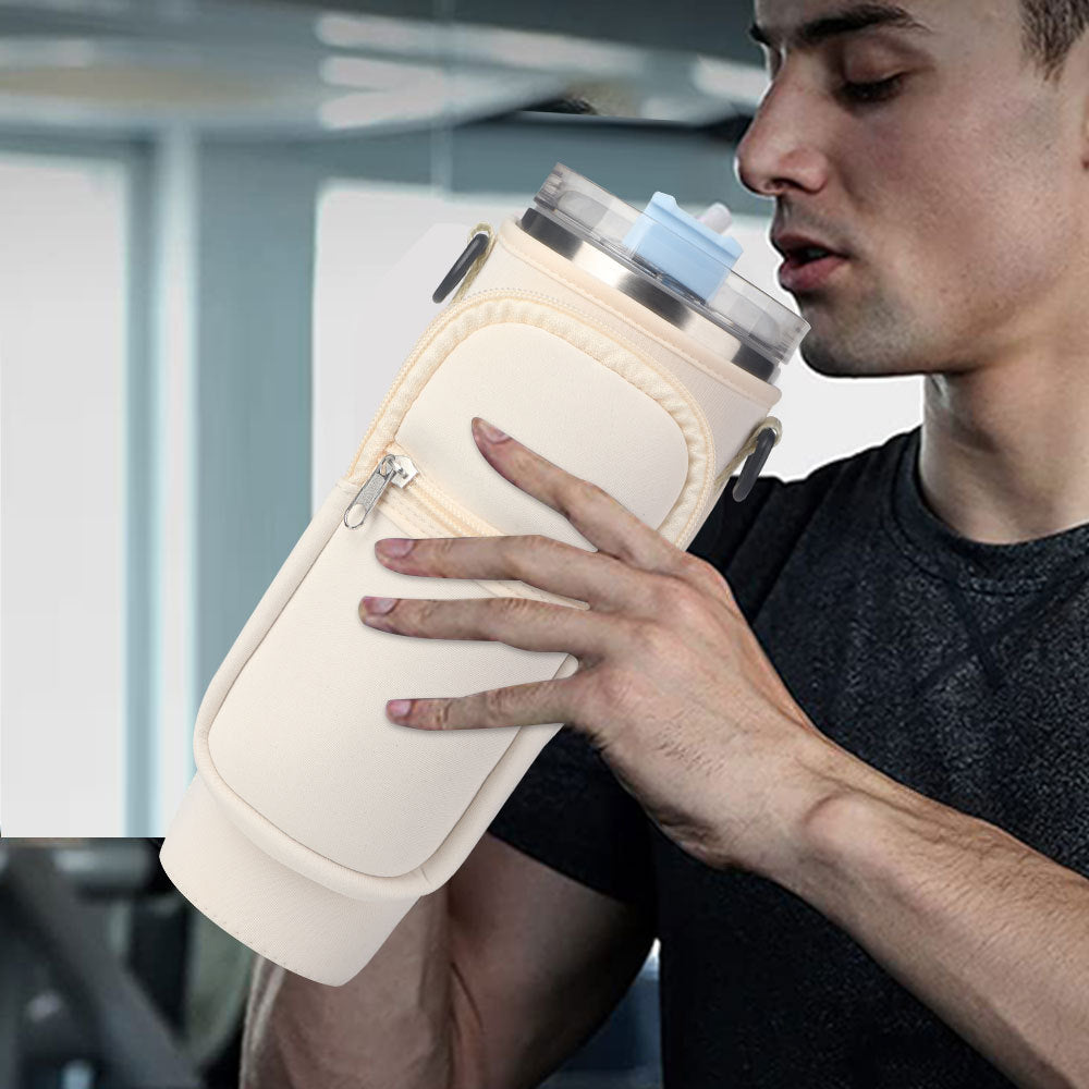Manchon en néoprène pour tasse thermique à vide de sport