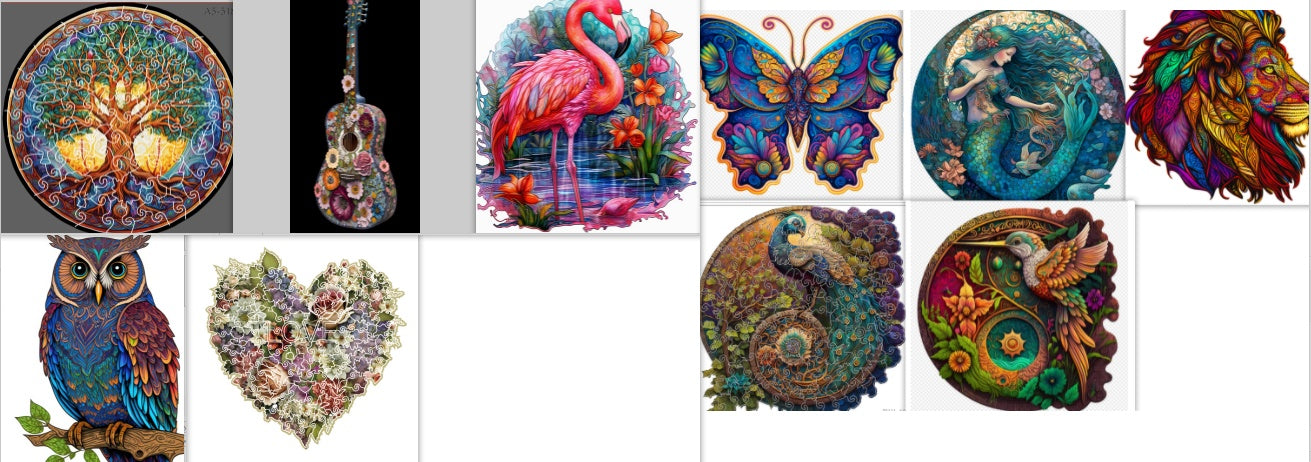 Puzzle animalier Craft Hub A3 A5 Format