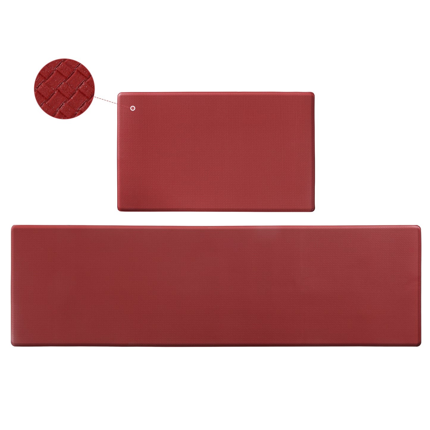 Tapis de sol de cuisine ensemble de deux pièces antidérapant, imperméable et facile à nettoyer pour la maison, la cuisine.