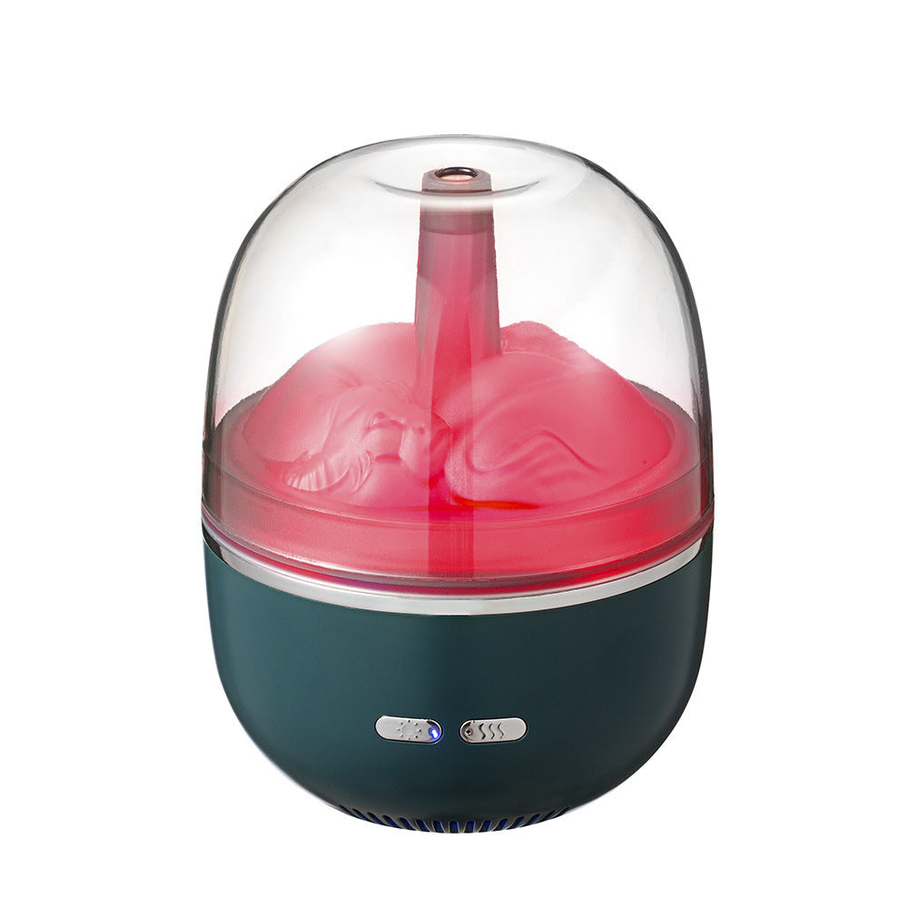 Humidificateur d'air diffuseur d'huiles essentielles à ultrasons atomiseur d'aromathérapie lumière colorée brouillard épais volume accessoires de bureau et de maison