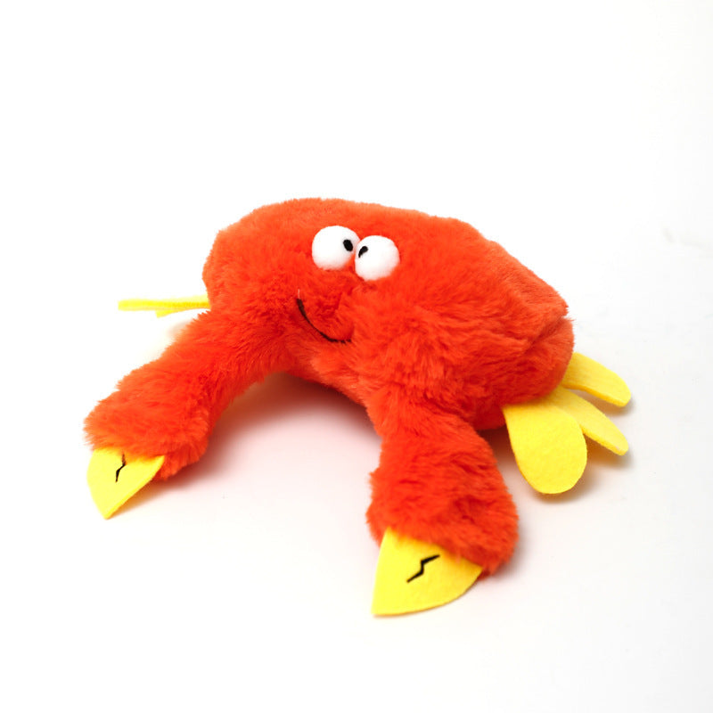 Jouet en peluche pour animaux de compagnie émettant un son, poisson électrique sautant, oiseau à ailes.