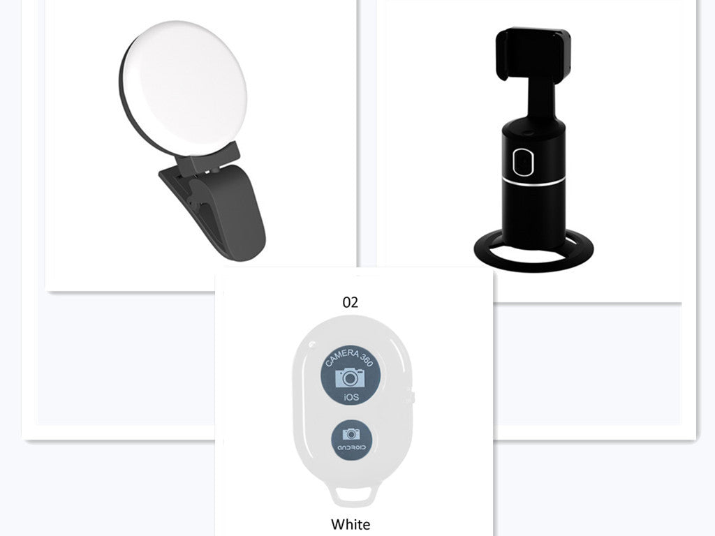 Support de diffusion en direct pour téléphone mobile avec suivi de reconnaissance faciale intelligente PTZ