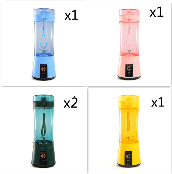 Extracteur de jus de fruits électrique portable sans fil, mixeur mini rechargeable par USB, machine à smoothie multifonction pour l'été, fournitures de cuisine.