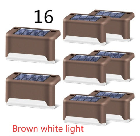 Nouvelle lampe de clôture solaire LED étanche à mise à niveau, lumières de terrasse solaires, lumière de marche solaire extérieure pour patio, escaliers, jardin, allée, pas de jardin.