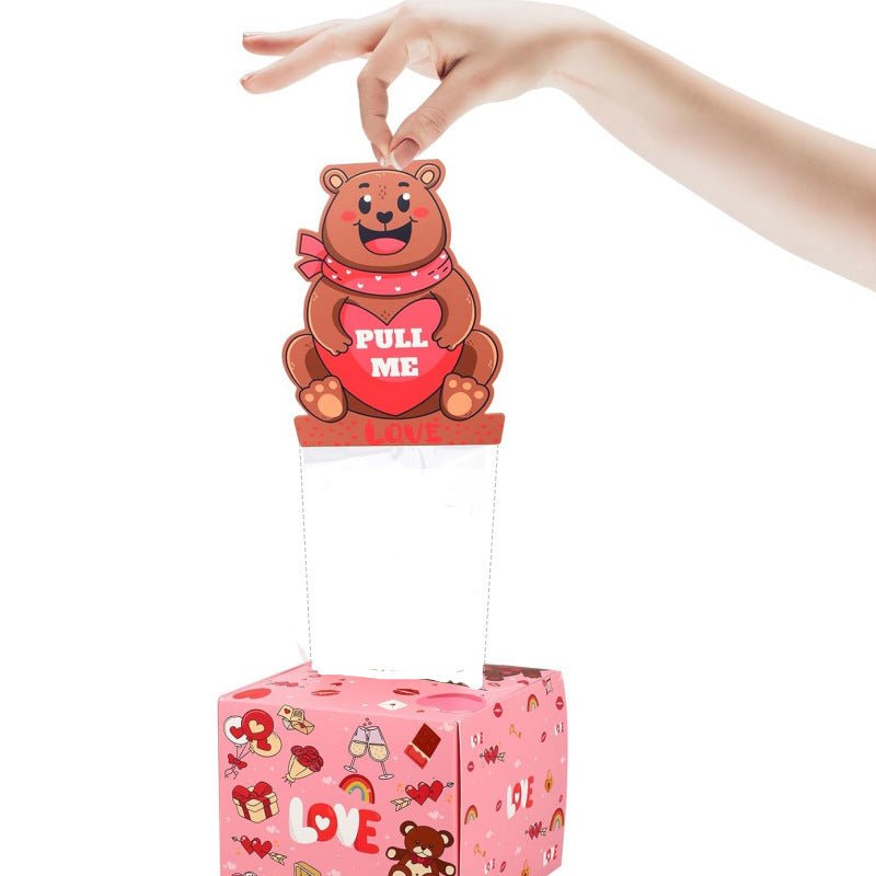 Cadeau de surprise pour la Saint - Valentin : création de la boîte à explosion la plus interactive avec une enveloppe rebondissante, boîte à argent en papier plié créatif. - KaoKao