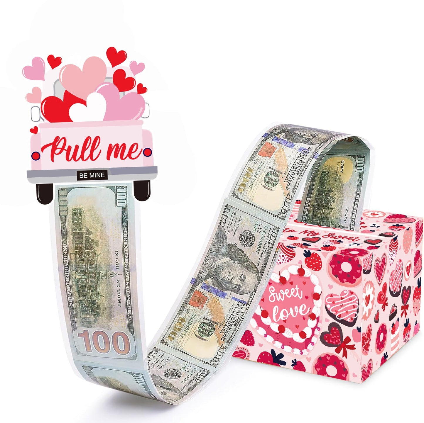 Cadeau de surprise pour la Saint - Valentin : création de la boîte à explosion la plus interactive avec une enveloppe rebondissante, boîte à argent en papier plié créatif. - KaoKao