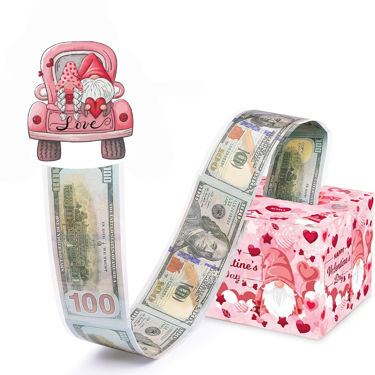 Cadeau de surprise pour la Saint - Valentin : création de la boîte à explosion la plus interactive avec une enveloppe rebondissante, boîte à argent en papier plié créatif. - KaoKao