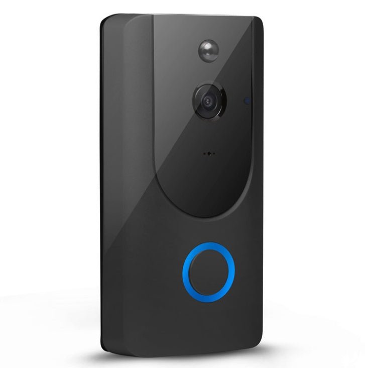 Caméra de sonnette vidéo WiFi intelligente avec interphone visuel, carillon, vision nocturne, sonnette IP, caméra de sécurité sans fil. - KaoKao