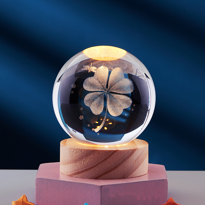 Lampe de nuit en forme de système solaire sculpté en 3D, lumineuse, idéale pour la chambre à coucher, cadeau de festival et pour les enfants.