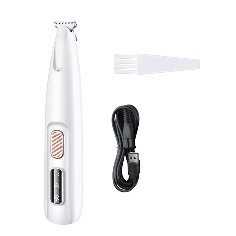 Tondeuse pour pattes de chien avec lumière LED Tondeuse pour poils d'animaux entièrement étanche avec écran LED Tondeuse pour chien pour le toilettage Lame large