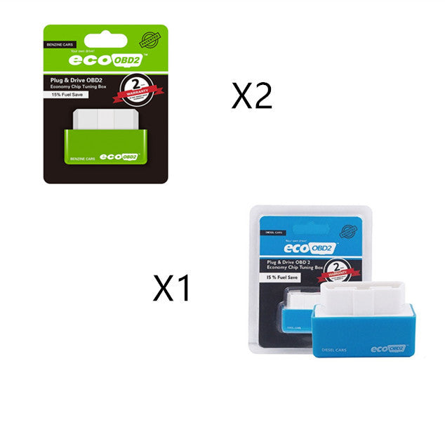 Plug And Play ECOOBD2 Économie de Carburant pour Voiture à Essence ECO OBD2 Conducteur
