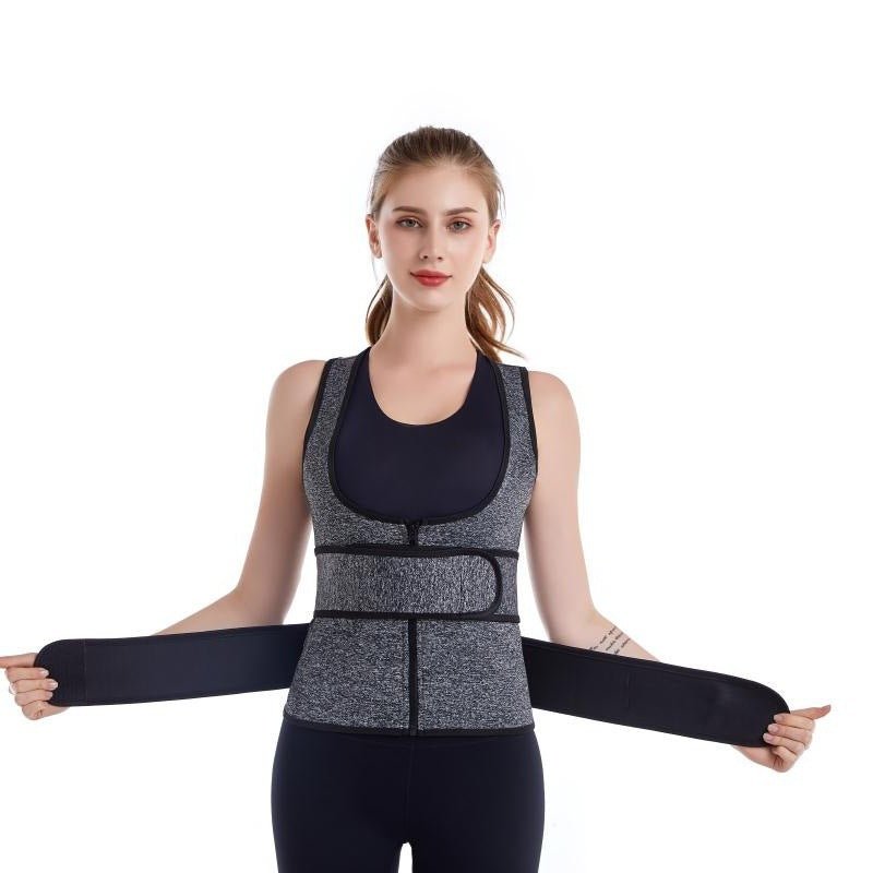 Ceinture amincissante en néoprène pour femme, idéale pour le sauna et la transpiration. - KaoKao
